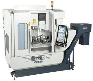 Spinner High Speed 5-Axis Vertical & Horizontal Machining Centers