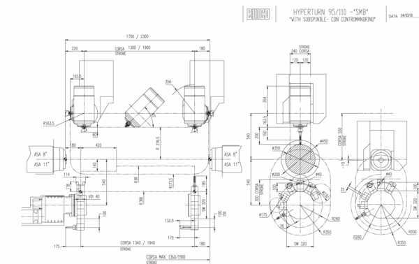 Work area Hyperturn 95 SMB