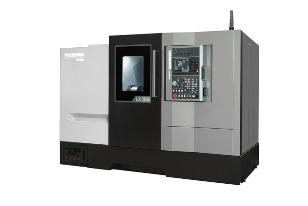 JTEKT LX-2500 High Precision Turning Center. Horizontal CNC lathe with 10" chuck, box guideways, 25 HP built-in spindle, and optional Y-axis for multi-tasking.