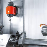 The spacious work area has been designed for workpieces featuring a turning diameter of up to 750 mm. The complete machining of complex workpieces in one setup is possible when using an NC steady rest and a counter-spindle.