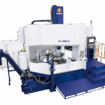 Honor Automatic Pallet Changer (APC) system for Vertical Turning Lathe, showing pallet exchange mechanism.