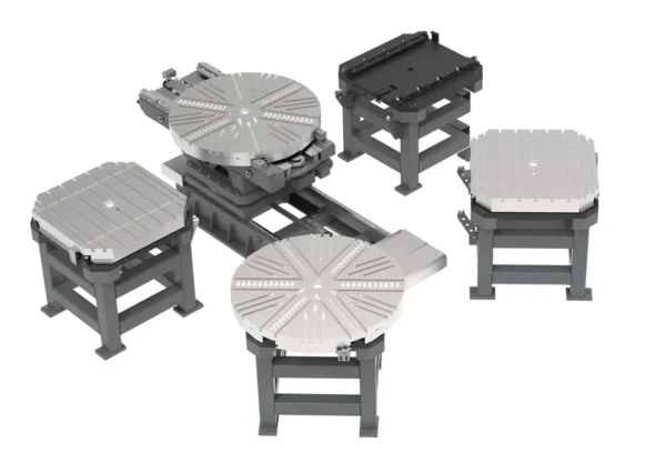 TOS Varnsdorf Automatic Pallet Change (APC) system for minimizing secondary clamping times in CNC machining