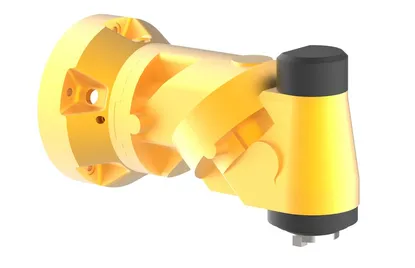 TOS Varnsdorf HUR 50 universal milling head for manual setting of general spindle position with 0.1° resolution