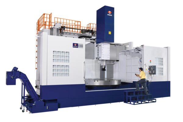 Honor VL-600CM Large Vertical Lathe 7000 mm swing 100,000 kg capacity for wind power components.