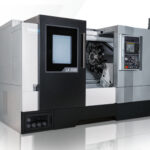 JTEKT LX-3000 High Precision Turning Center. Horizontal boxway lathe with 90 mm 3.54" bar capacity, robust spindle, and options for Y-Axis and milling for multi-tasking.