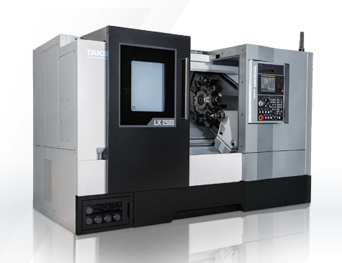 JTEKT LX-3000 High Precision Turning Center. Horizontal boxway lathe with 90 mm 3.54" bar capacity, robust spindle, and options for Y-Axis and milling for multi-tasking.