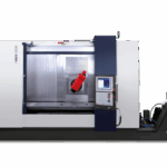 EMCO MMV 2000 Traveling Column Machining Center, 2000 mm X-axis travel, 2200 kg table load, 4/5-axis milling.