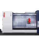 EMCO MMV 3200 Traveling Column Machining Center, 3200 mm X-axis travel, 5000 kg table load, 4/5-axis milling.