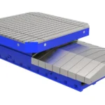 TOS Varnsdorf additional rotary work table for floor-type boring machines, Master & Slave drive, 5 to 80 tonne capacity