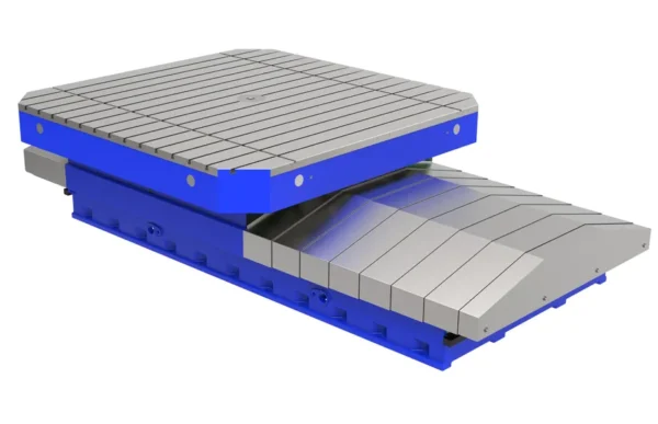 TOS Varnsdorf additional rotary work table for floor-type boring machines, Master & Slave drive, 5 to 80 tonne capacity