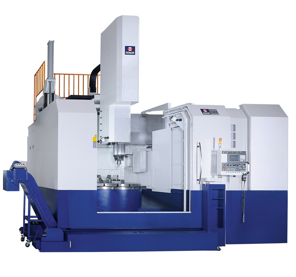 Honor VL-66C/CM Heavy Duty CNC Vertical Turning Center with 1,500 kg load capacity, 850 mm swing, and live tooling option.