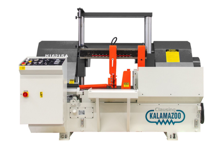 H1621SA – Clausing Kalamazoo Double Column Semi-Automatic Horizontal Bandsaw 16.5” x 21.6” Max Rectangular Capacity