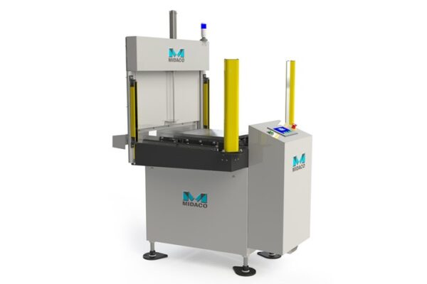 A2215SDCELC Pallet Changer with Aluminim Pallets and Light Curtain