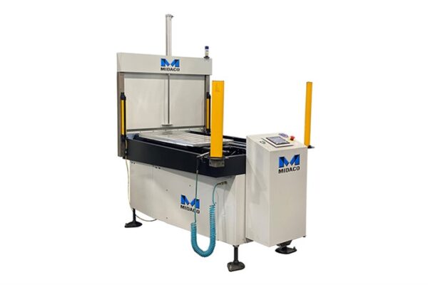 A4025SDCELC Pallet Changer with Aluminum Pallets and Light Curtain